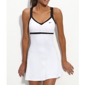 nike border dri fit tennis dress